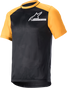 ALPINESTARS Alps 4.0 V2 Short-Sleeve Jersey - Black/Tangerine/White - 2XL 1765922-1402-2X