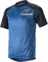 ALPINESTARS Alps 4.0 V2 Short-Sleeve Jersey - Blue/Black/Light Gray - Large 1765922-7318-LG