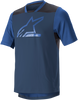 ALPINESTARS Drop 6.0 V2 Short-Sleeve Jersey - Midnight Blue/Black - 2XL 1766322-7319-2X