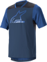 ALPINESTARS Drop 6.0 V2 Short-Sleeve Jersey - Midnight Blue/Black - 2XL 1766322-7319-2X