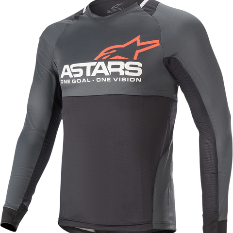 ALPINESTARS Drop 8.0 Long-Sleeve Jersey - Black/Coral - 2XL 1766921-1793-2X