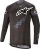 ALPINESTARS Techstar Long-Sleeve Jersey - Black/Gray - 2XL 1760220-104-2X