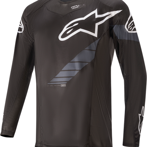ALPINESTARS Techstar Long-Sleeve Jersey - Black/Gray - 2XL 1760220-104-2X