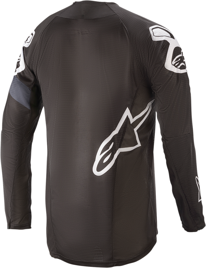 ALPINESTARS Techstar Long-Sleeve Jersey - Black/Gray - Large 1760220-104-LG