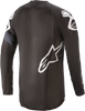 ALPINESTARS Techstar Long-Sleeve Jersey - Black/Gray - XL 1760220-104-XL