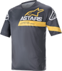ALPINESTARS Racer V3 Short-Sleeve Jersey - Anthracite/Sulphur Yellow - XL 1762922-1619-XL