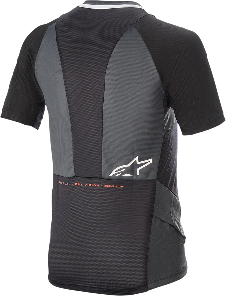 ALPINESTARS Drop 8.0 Short-Sleeve Jersey - Black/Coral - Small 1766621-1793-SM