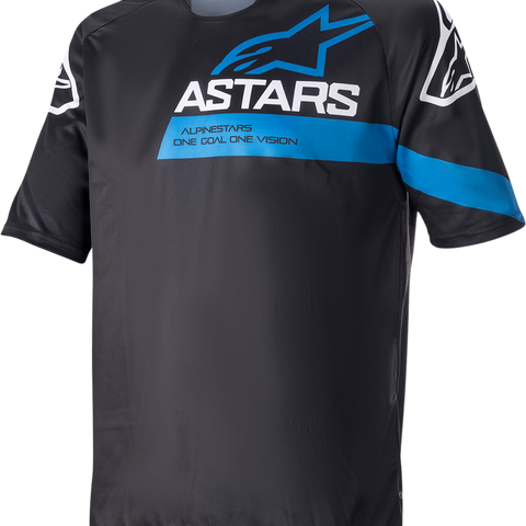 ALPINESTARS Racer V3 Short-Sleeve Jersey - Black/Bright Blue - XL 1762922-1078-XL