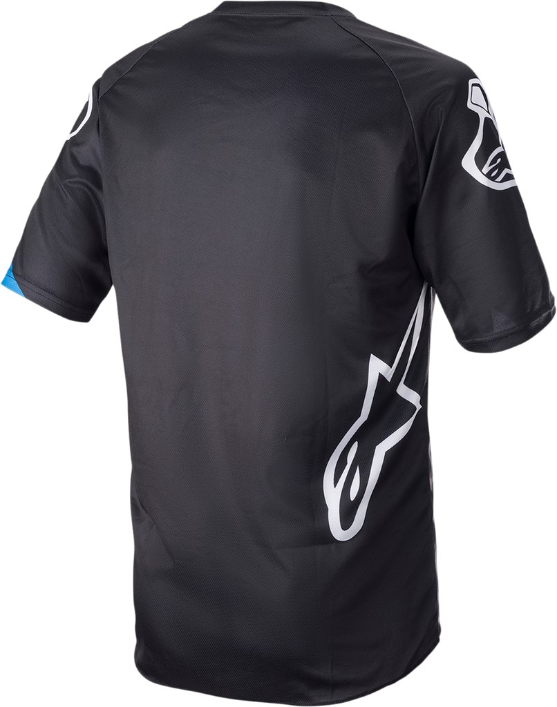 ALPINESTARS Racer V3 Short-Sleeve Jersey - Black/Bright Blue - 2XL 1762922-1078-2X