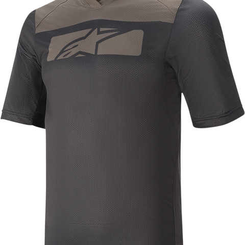 ALPINESTARS Drop 4.0 Short-Sleeve Jersey - Black/Gray - Small 1766220-1065-SM