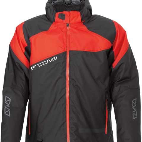 ARCTIVA Pivot 5 Hooded Jacket - Black/Red - Small 3120-2062