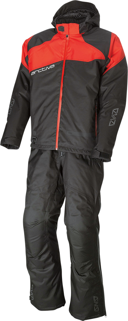 ARCTIVA Pivot 5 Hooded Jacket - Black/Red - Medium 3120-2063