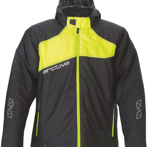 ARCTIVA Pivot 5 Hooded Jacket - Black/Hi-Vis - Large 3120-2070