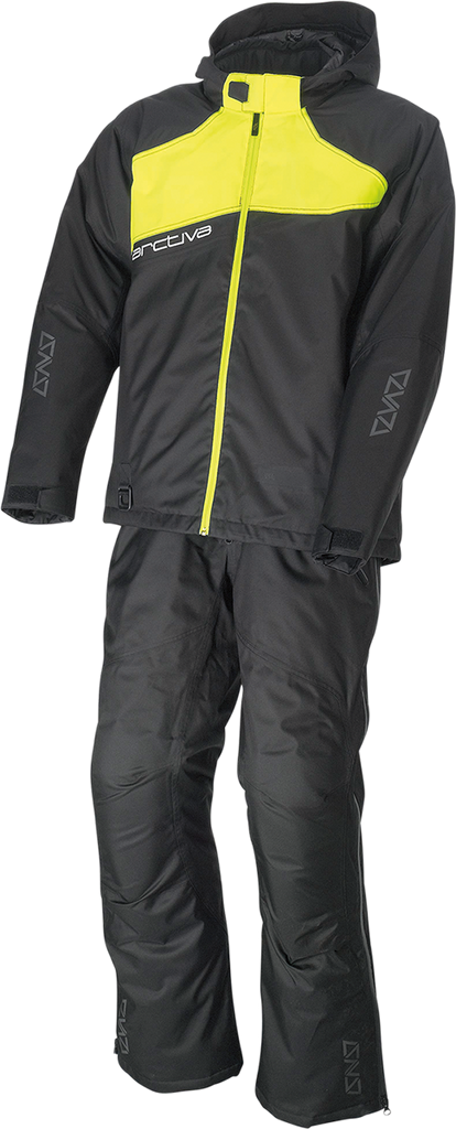 ARCTIVA Pivot 5 Hooded Jacket - Black/Hi-Vis - Large 3120-2070