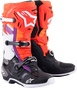 ALPINESTARS Tech 10 Boots - Black/Red/Orange/White - US 9 2010020-1332-9