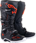 ALPINESTARS Tech 7 Enduro Boots - Black/Red Fluorescent - US 12 2012114-1030-12