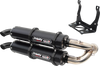 TRINITY RACING Stage 5 Slip-On Dual Muffler - Cerakote Black TR-4160S-C2