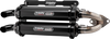 TRINITY RACING Stage 5 Slip-On Dual Muffler - Cerakote Black TR-4165S-C2