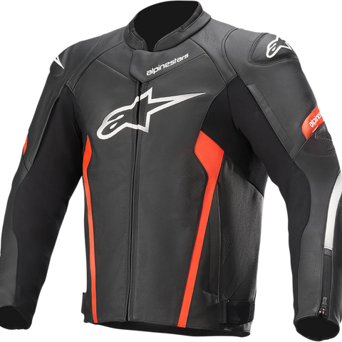 ALPINESTARS Faster v2 Leather Jacket - Black/Red - US 50 / EU 60 3103521-1030-60