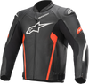 ALPINESTARS Faster v2 Leather Jacket - Black/Red - US 38 / EU 48 3103521-1030-48
