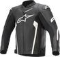 ALPINESTARS Faster v2 Leather Jacket - Black/White - US 40 / EU 50 3103521-12-50