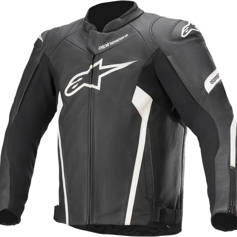 ALPINESTARS Faster v2 Leather Jacket - Black/White - US 50 / EU 60 3103521-12-60