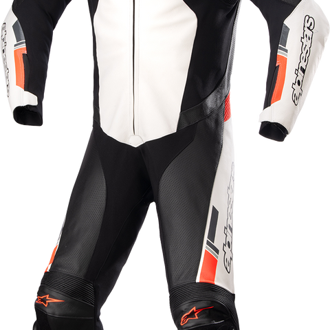 ALPINESTARS GP Force Chaser 1-Piece Suit - Black/White/Red Fluo - US 38 / EU 48 3150321-1231-48