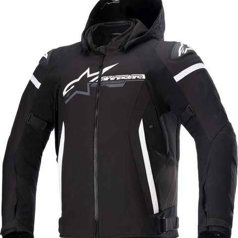 ALPINESTARS Zaca Waterproof Jacket - Black/White - 2XL 3206423-12-2XL