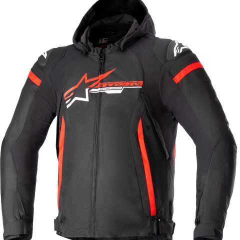 ALPINESTARS Zaca Waterproof Jacket - Black/Red/White - Medium 3206423-1342-M