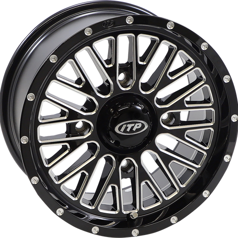 ITP Wheel - Momentum - Front/Rear - Black/Milled - 14x7 - 4/156 - 5+2 (+30 mm) 1422736731B
