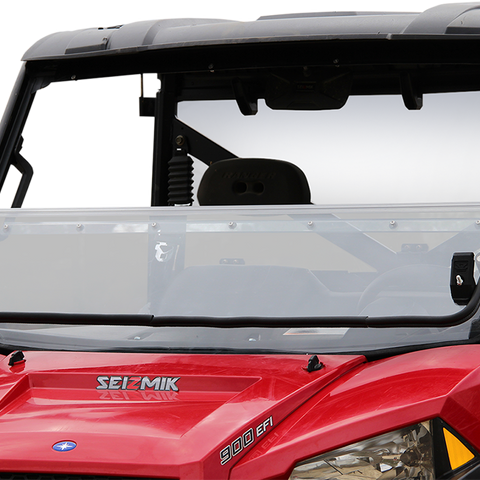 SEIZMIK Folding Windshield - Hard Coated Polycarbonate - Ranger 50-25001KIT