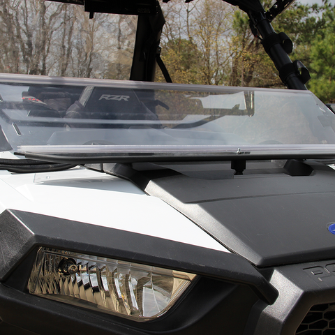 SEIZMIK Folding Windshield - Hard Coated Polycarbonate - RZR 25013