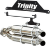 TRINITY RACING Slip-On Muffler - Stainless Steel TR-4182S