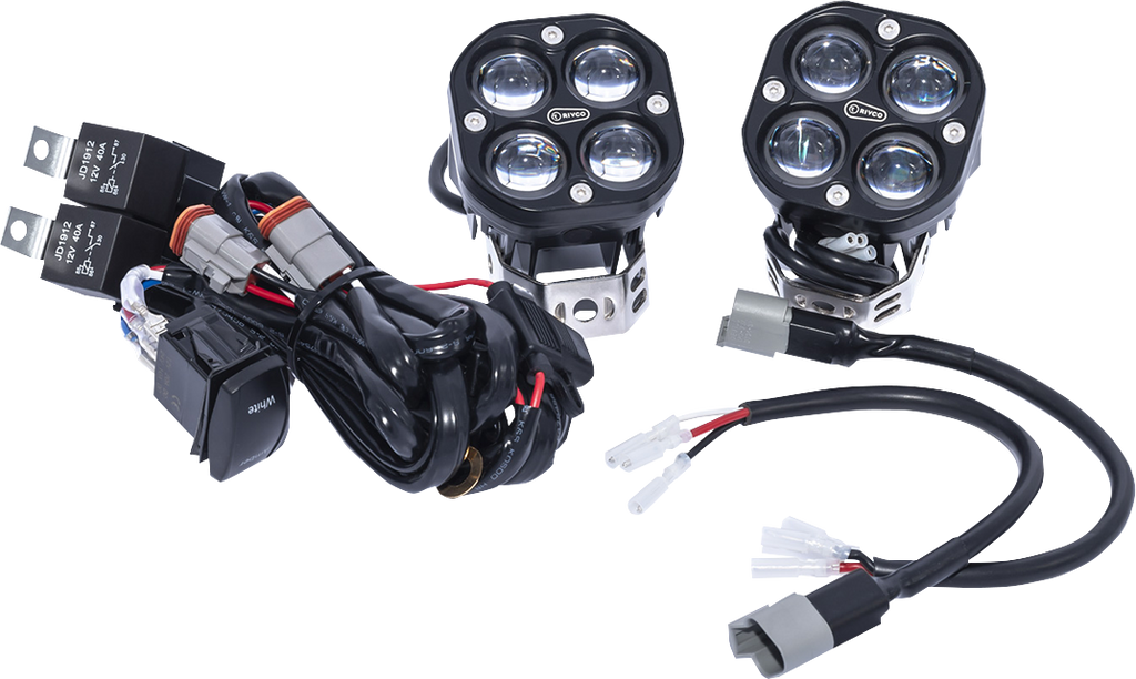 RIVCO PRODUCTS LED Pod Lights - Green UTV34