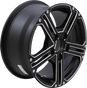 ITP Wheel - SS212 Alloy - Front/Rear - Milled Black - 15x7 - 5/4.5 - 6+1 (+61.8mm) 1522761727B