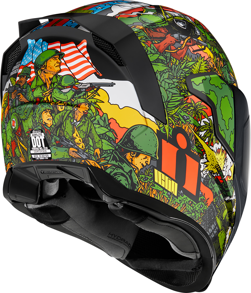 ICON Airflite GP23 Green Helmet, Small - 0101-15058