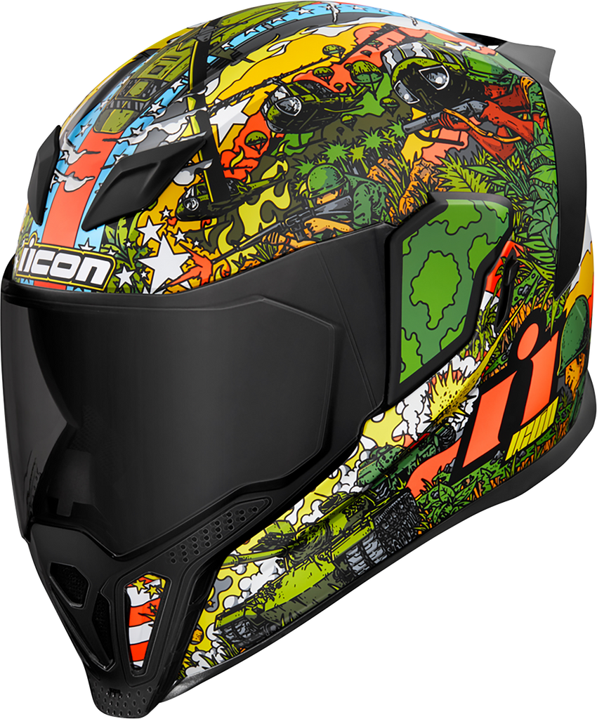 ICON Airflite GP23 Green Helmet, XL - 0101-15061