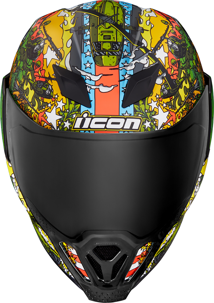 ICON Airflite GP23 Green Helmet, Large - 0101-15060