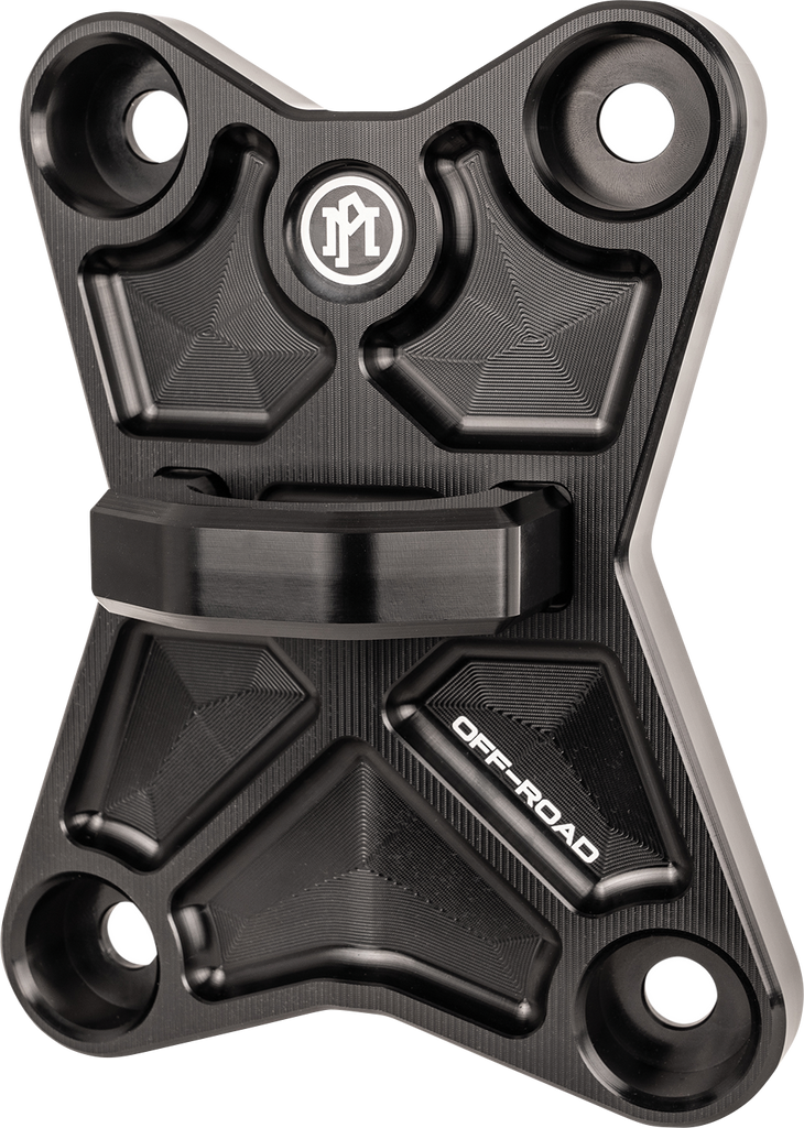 PM OFF-ROAD Radius Rod Plate - RZR Pro R - Black Anodized 0222-2006-B