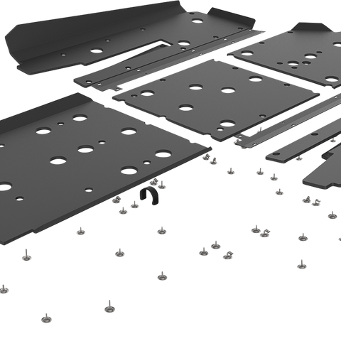 SEIZMIK Skid Plate - 2 Seat - Pro XP - Pkg. 2 of 2 76-10167KIT2