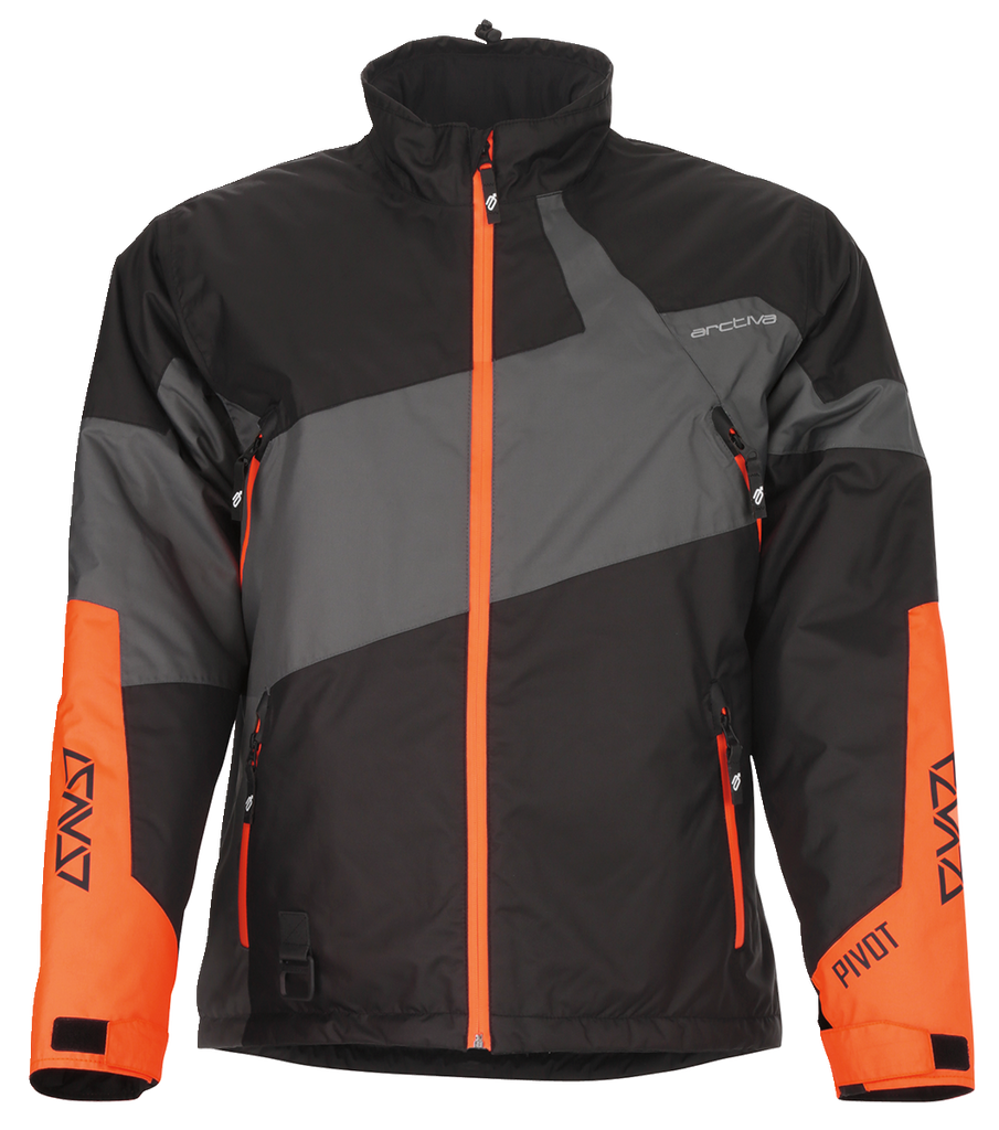 ARCTIVA Pivot 6 Jacket - Black/Gray/Orange - Small 3120-2100