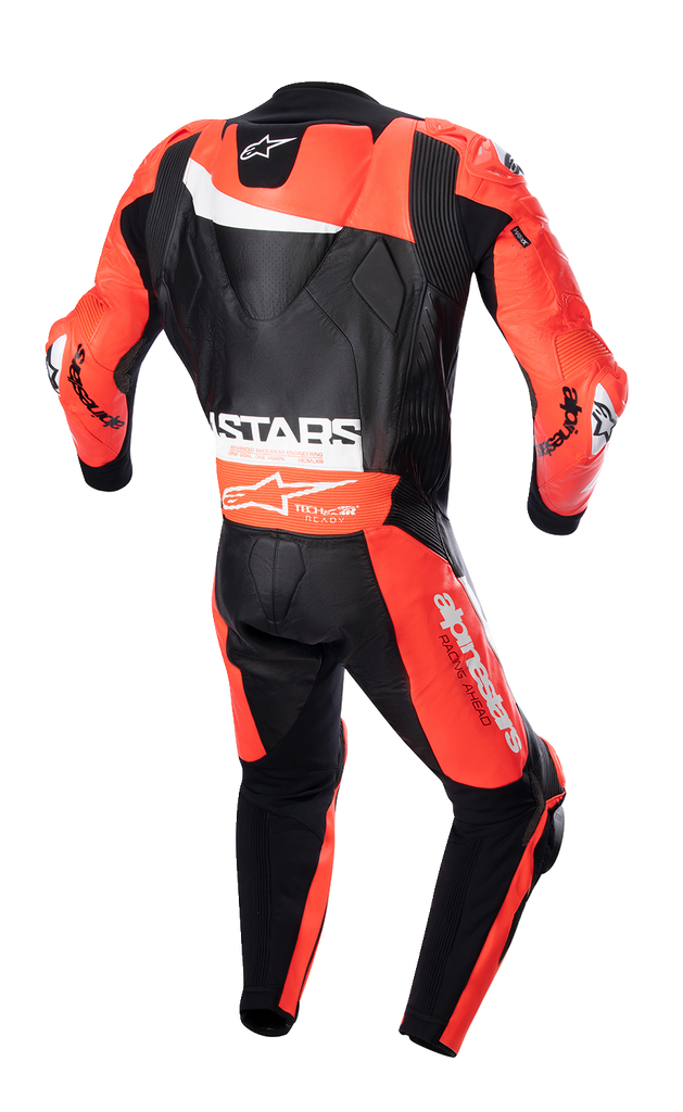 ALPINESTARS GP Plus v4 Leather Suit - Black/Red Fluo/White - US 38 / EU 48 3150523132148