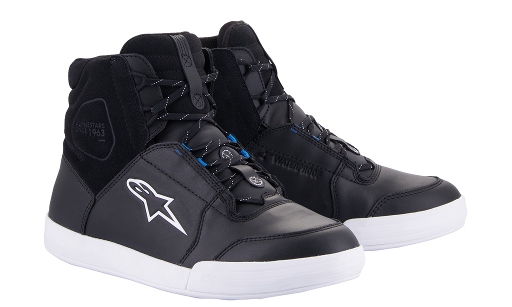 ALPINESTARS Chrome Shoes - Waterproof - Black/White - US 10 2543123-157-10