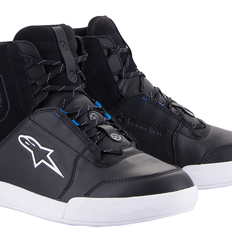 ALPINESTARS Chrome Shoes - Waterproof - Black/White - US 9.5 2543123-157-9.5