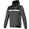 ALPINESTARS Honda Chrome Street Hoodie - Black/Gray/Red - 4XL 4201323-1908-4X