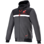 ALPINESTARS Honda Chrome Street Hoodie - Black/Gray/Red - 3XL 4201323-1908-3X