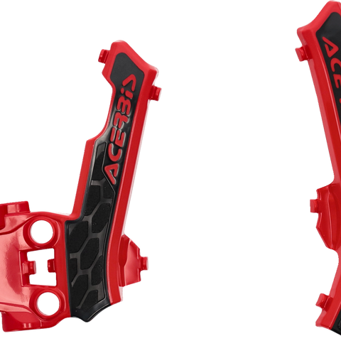 ACERBIS X-Grip Frame Guards - Red/Black - Gas Gas | Husqvarna | KTM 2979611018