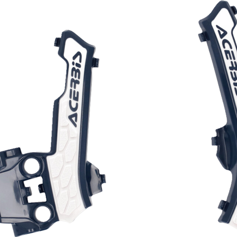 ACERBIS X-Grip Frame Guards - Blue/White - Gas Gas | Husqvarna | KTM 2979611006