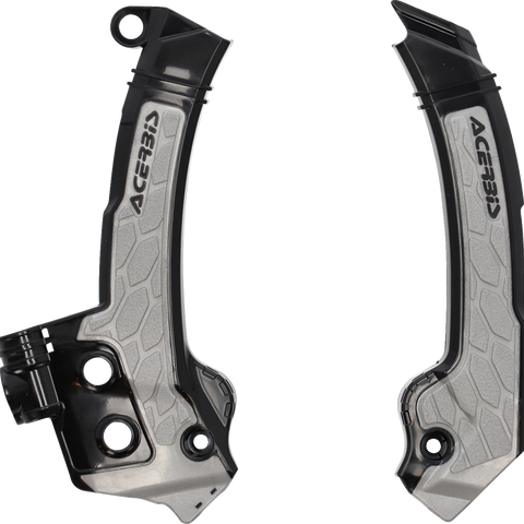 ACERBIS X-Grip Frame Guards - Black/Gray - Husqvarna 2979601001