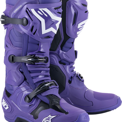 ALPINESTARS Tech 10 Boots - Purple/Black - US 13 2010020-394-13